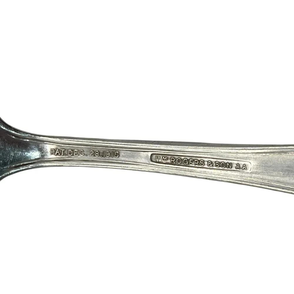 Antique Rogers Bros 1847 Silverplate Spoon 1916 Hampden Pattern 6 Inches